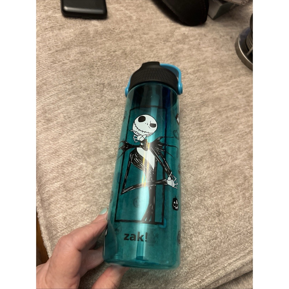 zak! 30 Oz Tumbler Jack Skellington Aqua Blue -nightmare Before Christmas NEW